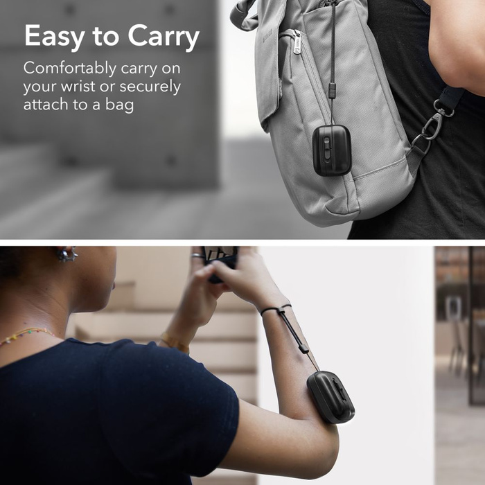 Etui Esr Pulse Halolock Magsafe Apple Airpods Pro 1 / 2 Black Case