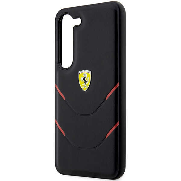 Etui Ferrari Fehcs23spbak S23 S911 Czarny/black Hardcase Hot Stamp Lines Case