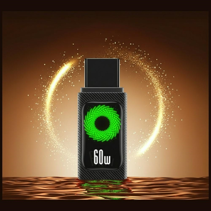 Kabel USAMS U92 60W USB-C do USB-C 1.2m  czarny