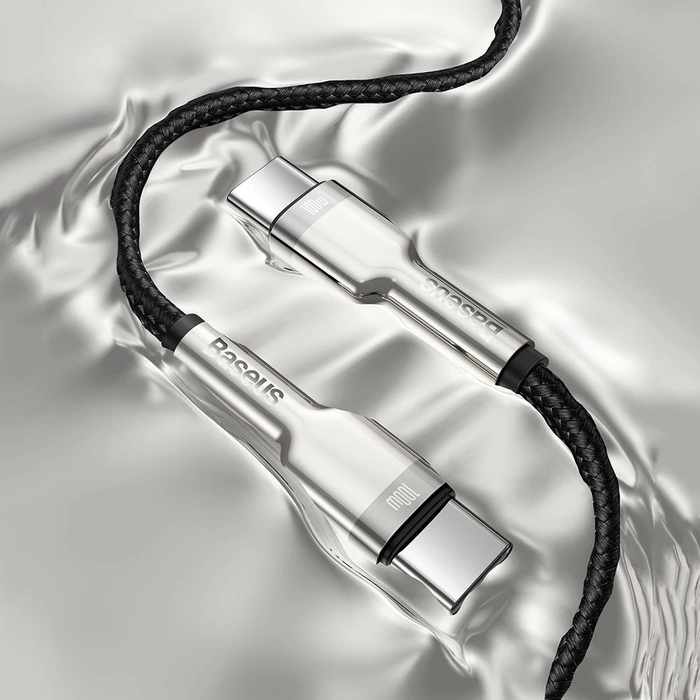 Kabel Baseus Cafule Series Metal Data USB-C / USB-C PD QC SCP 100W 5A 2 m - zielony