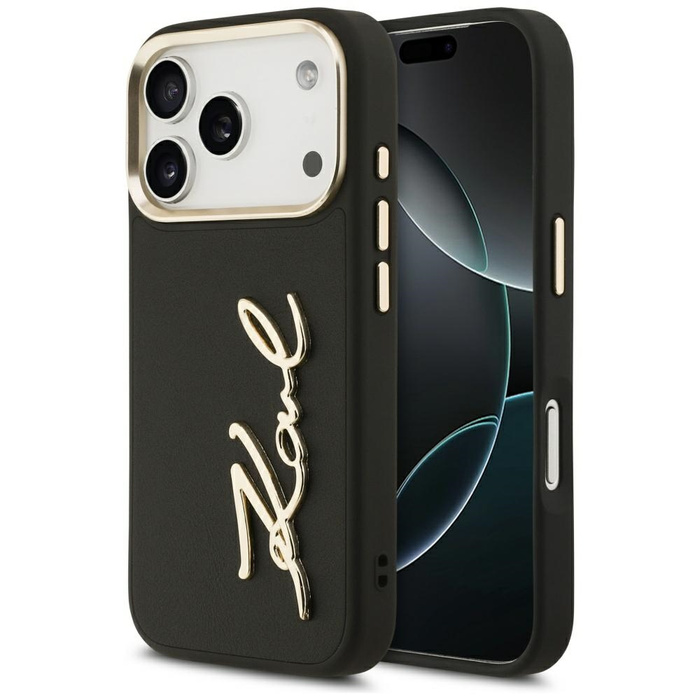Etui Karl Lagerfeld Karl Script Logo do  iPhone 17 Pro czarny