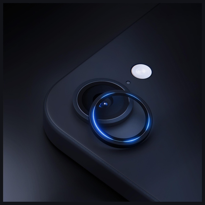 Ochrona na obiektyw aparatu 3MK iPhone 17 Air HARDY Lens Protection Pro Czarny