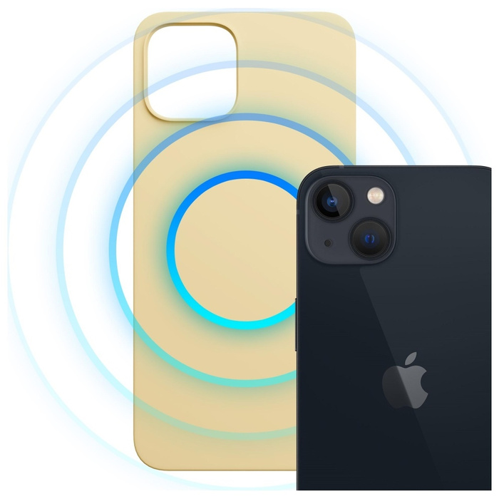 Etui 3MK Hardy MagSilicone do Apple      iPhone 15 żółty