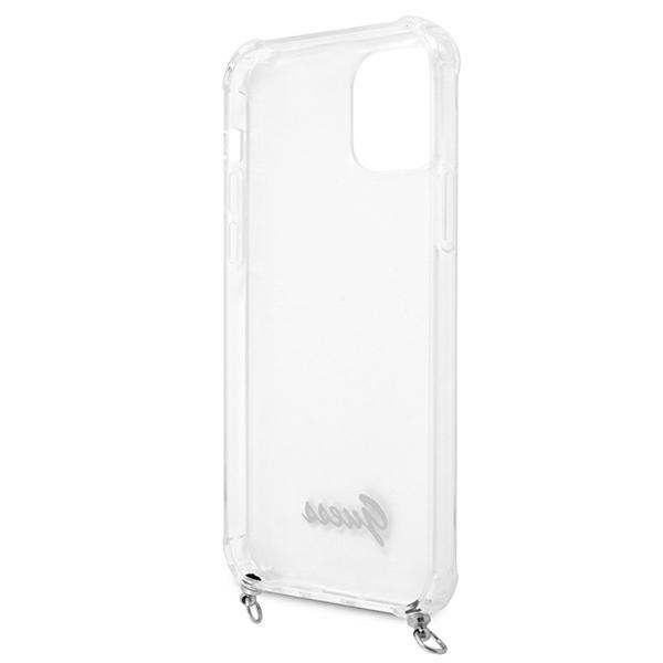 Etui GUESS Apple iPhone 12 Pro Max 4G Silver Chain Bezbarwny Hardcase