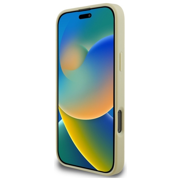 Etui Guess iPhone 16 Pro Max 6,9" złoty/gold HC MagSafe Safiano Peony Classic Logo