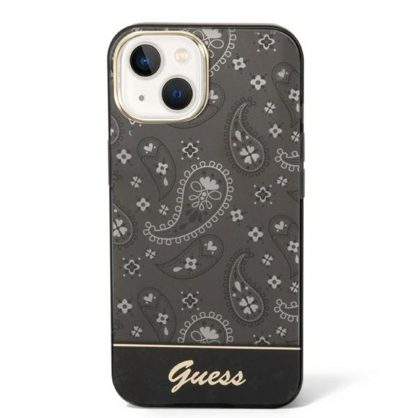 Etui GUESS Apple iPhone 14 Plus Bandana Paisley Czarny Hardcase