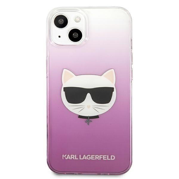 Etui KARL LAGERFELD Apple iPhone 13 Mini Choupette Head Różowy Hardcase