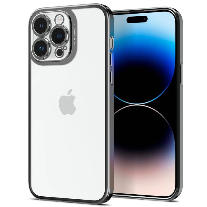 Etui Spigen Optik Crystal iPhone 14 Pro Max Chrome Greycase
