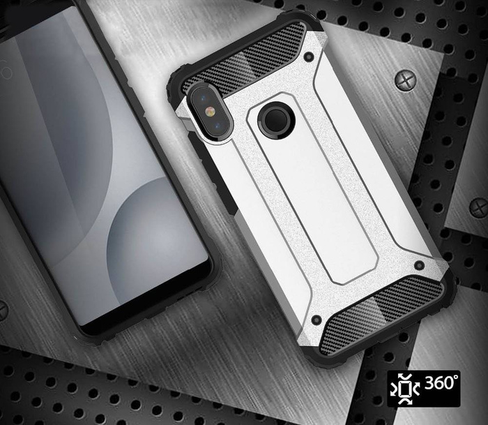 Hybrid Armor pancerne hybrydowe etui pokrowiec Xiaomi Mi A2 / Mi 6X złoty