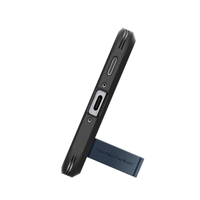 ETUI SPIGEN SAMSUNG GALAXY A56 5G TOUGH ARMOR METAL SLATE