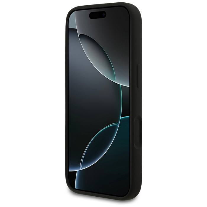 Etui Karl Lagerfeld Silicone Karl Sketch & Logo MagSafe do iPhone 17 Pro czarny