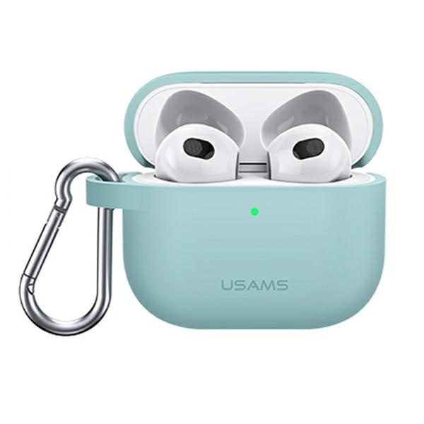 Etui USAMS Apple AirPods 3 Ochronne Silicone Zielony Case