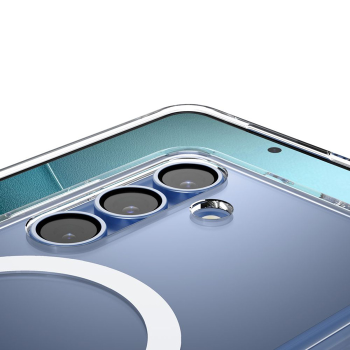 Etui SPIGEN ULTRA HYBRID MAG MAGSAFE GALAXY S25 CLEAR/WHITE