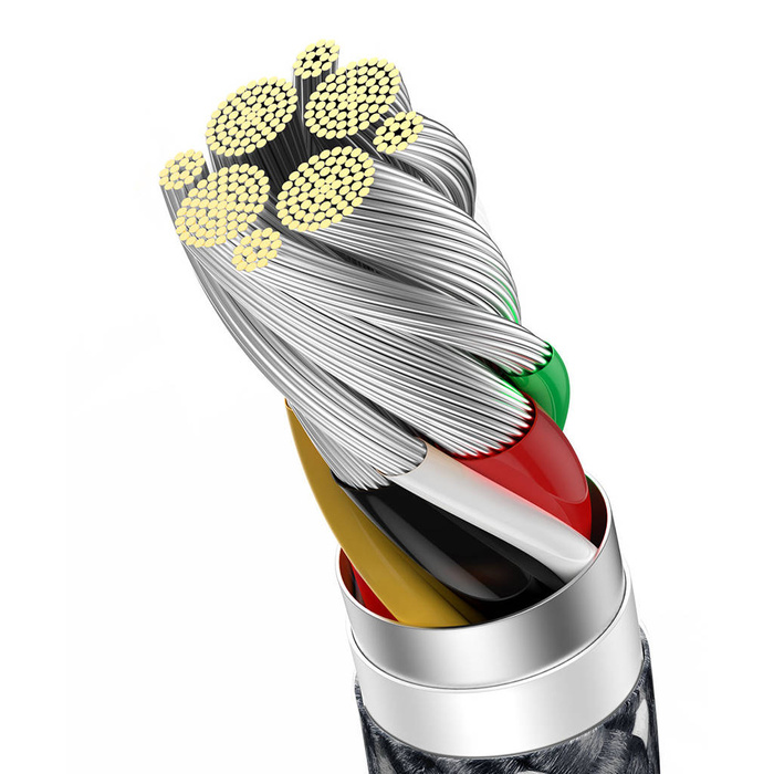 Baseus Dynamic Series kabel USB - USB Typ C 100W 2m szary (CALD000716)