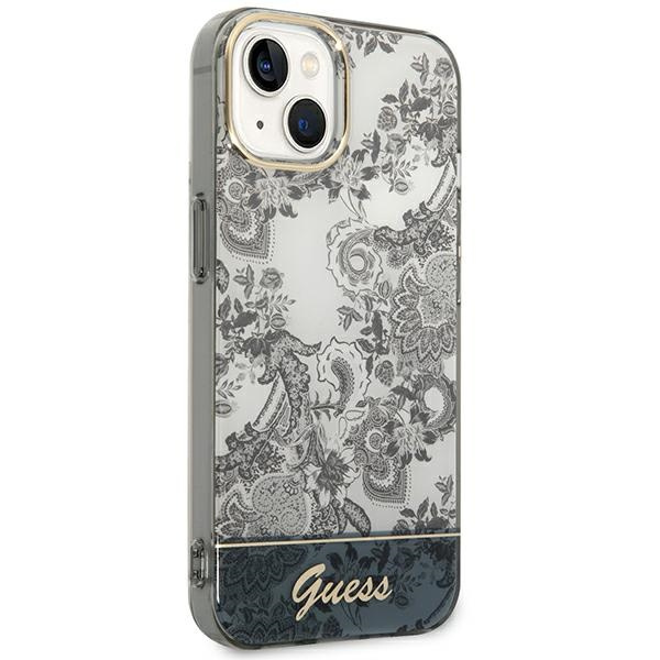 Etui GUESS Apple iPhone 14 Plus Porcelain Collection Szary Hardcase