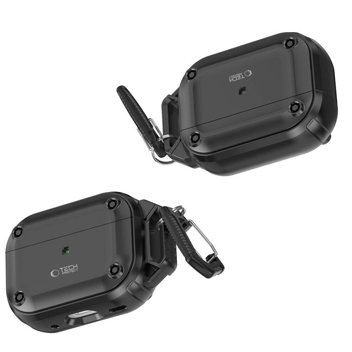 TECH-PROTECT ROUGH HOOK APPLE AIRPODS PRO 1 / 2 BLACK