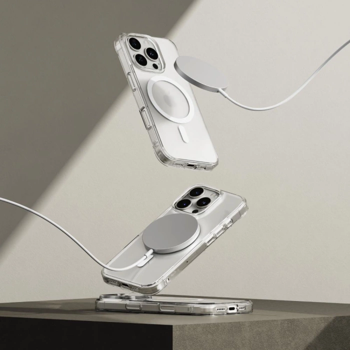 ETUI RINGKE FUSION MAGNETIC MAGSAFE IPHONE 16 PRO MAX MATTE CLEAR