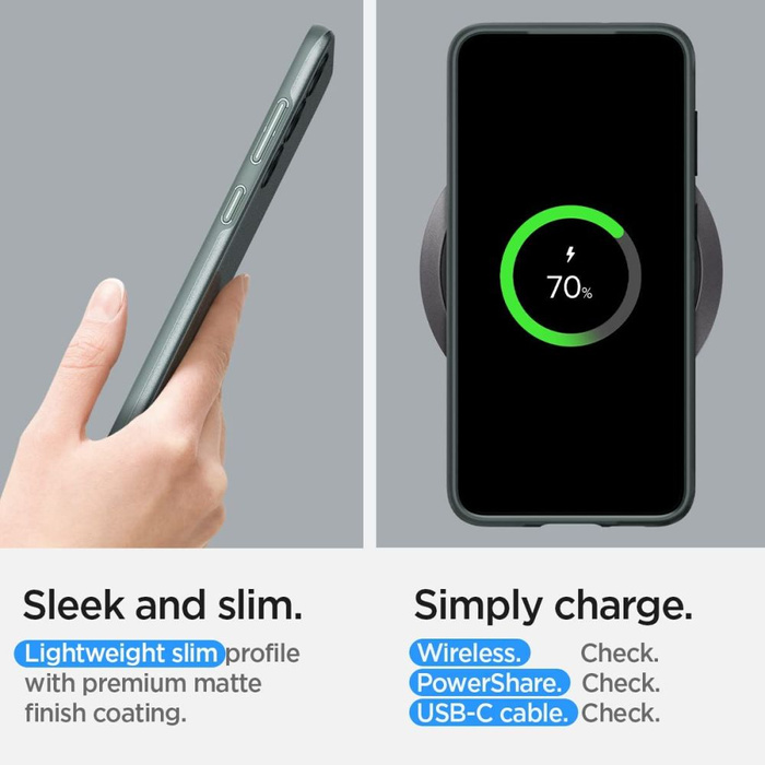 Etui Spigen Thin Fit Galaxy S23 Abyss Green Case