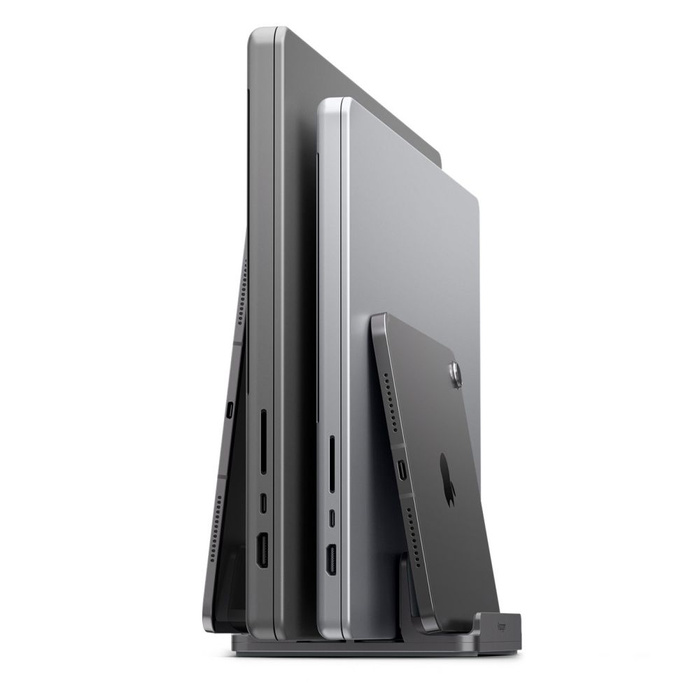 SPIGEN LD208S4 VERTICAL LAPTOP STAND SPACE GREY