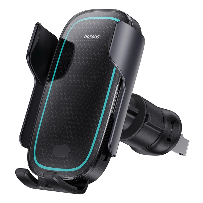 Uchwyt samochodowy z ładowarką Baseus MilkyWay Pro 15W (czarny)