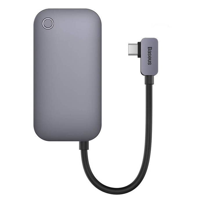 Uniwersalny HUB USB do tabletu / smartfona 6w1 USB-C Baseus PadJoy - ciemnoszary