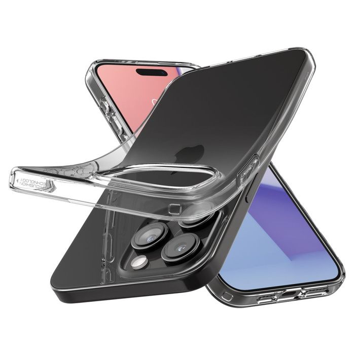 Etui iPhone 15 Pro Max Spigen Liquid Crystal  Crystal Clear Case