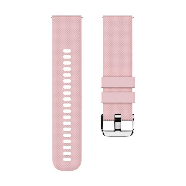 Beline pasek Watch 20mm Grid TextureSilicone różowy /pink box