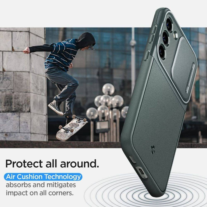 Etui Spigen Optik Armor Galaxy S23 Abyss Green Case