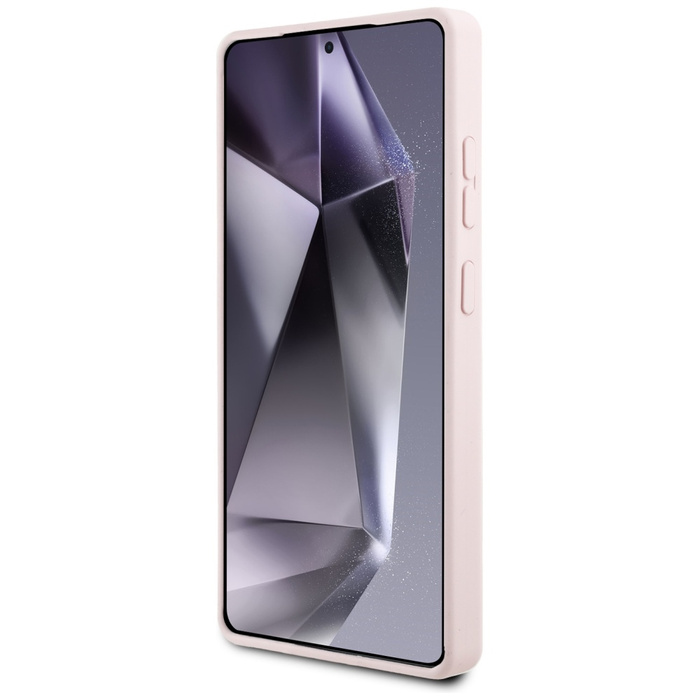 Etui Karl Lagerfeld Silicone Graffiti     Ikonik Printed Logo MagSafe do Samsung Galaxy S25 Ultra różowy