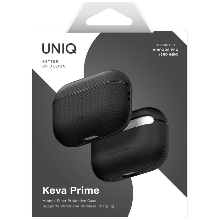 Etui UNIQ Keva Prime do AirPods Pro 3    gen czarny