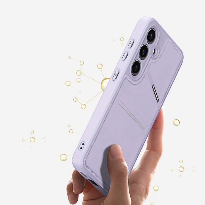 Etui Dux Ducis Rafi ll Mag do Samsung Galaxy S24 Plus - fioletowe