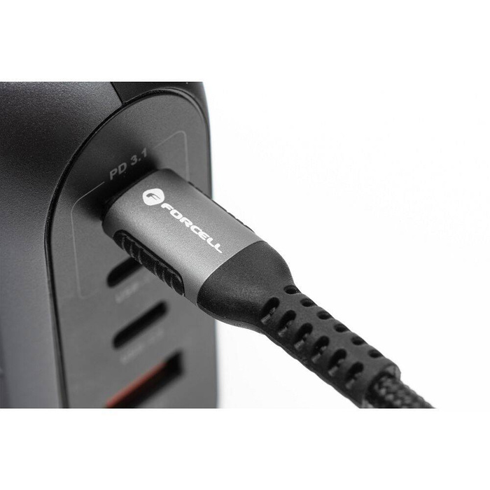 Kabel USB A do Lightning Forcell F-Energy 2,4A 12W Cafule 1,2 m C257 czarny
