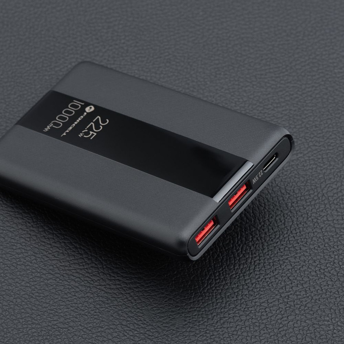 Powerbank Forcell F-Energy Energo P10K2 QC3.0 PD 3A 22,5W 10000 mAh czarny 0INT