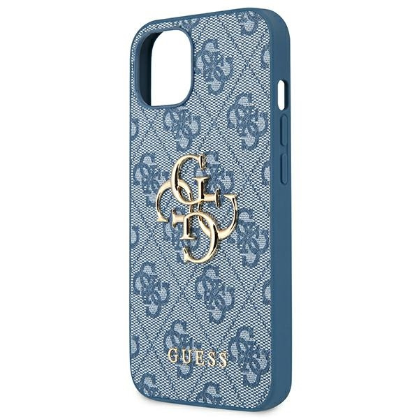 Etui GUESS Apple iPhone 13 Mini 4G Big Metal Logo Niebieski Hardcase