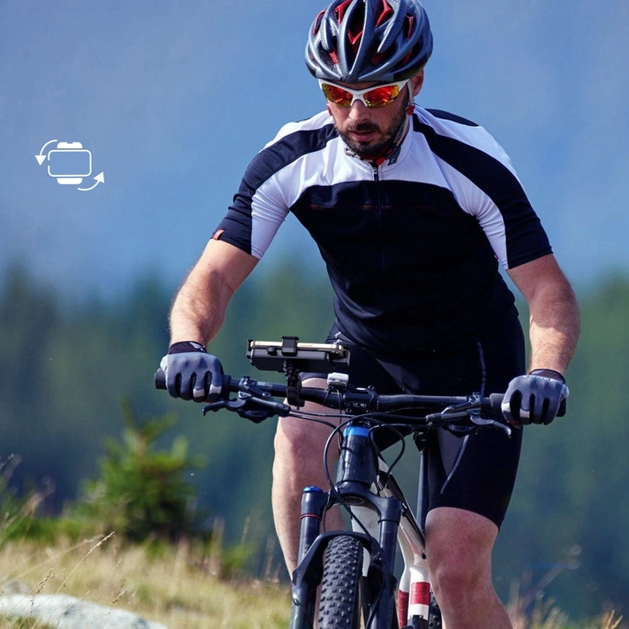 Uchwyt na smartfona Joyroom JR-OK7 na kierownicę motocykla, roweru, hulajnogi - czarny