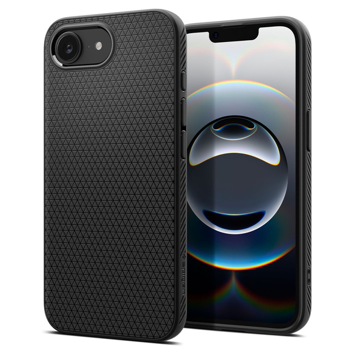 ETUI SPIGEN IPHONE 16E LIQUID AIR MATOWE CZARNE