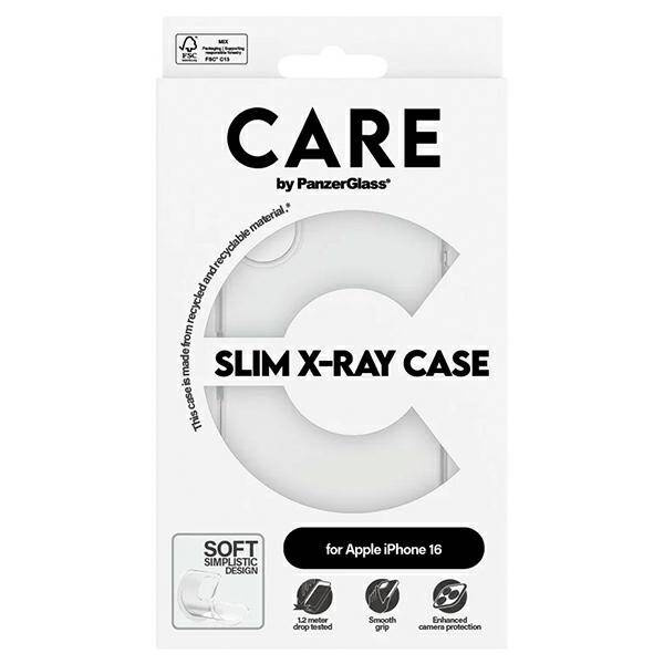 Etui CARE by PanzerGlass X-Ray Soft Basic Case iPhone 16 6.1" przezroczysty/transparent 1441