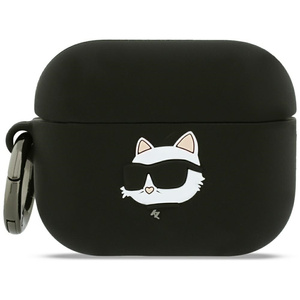 Etui Karl Lagerfeld Silicone Choupette   Head 3D do AirPods Pro 3 czarny