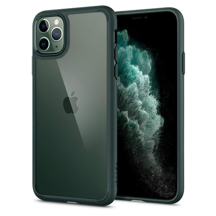Etui SPIGEN Ultra Hybrid Apple Iphone 11 Pro Midnight Green Zielone Case