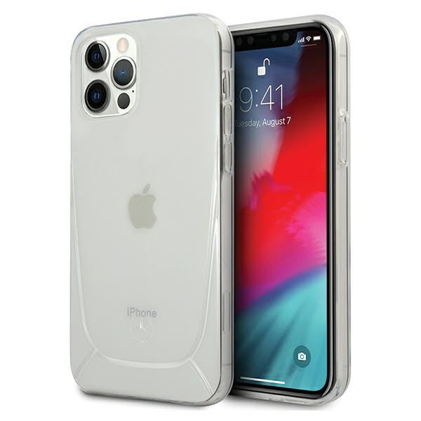 Etui Mercedes Apple iPhone 12 Pro Max Transparent Line Bezbarwny Case
