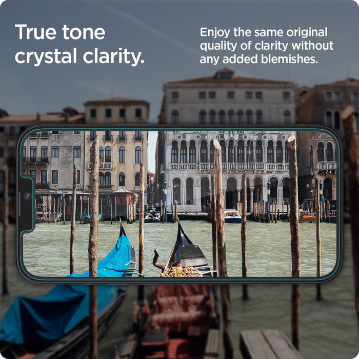 Szkło Hartowane SPIGEN iPhone 16E / 14 / 13 Pro / 13 Glas.Tr  ”ez Fit” 2-Pack