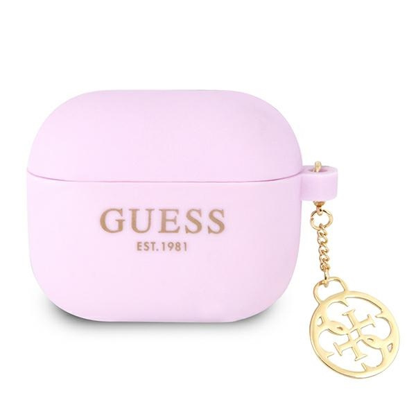 Etui GUESS Apple AirPods 3 Cover Charm Collection Fioletowy Case