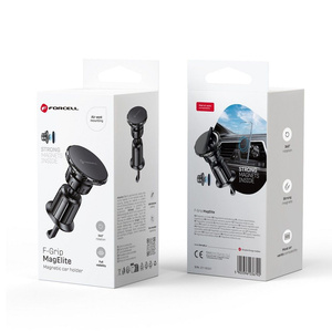Uchwyt na telefon do samochodu magnetyczny Forcell F-Grip MagElite do kratki czarny