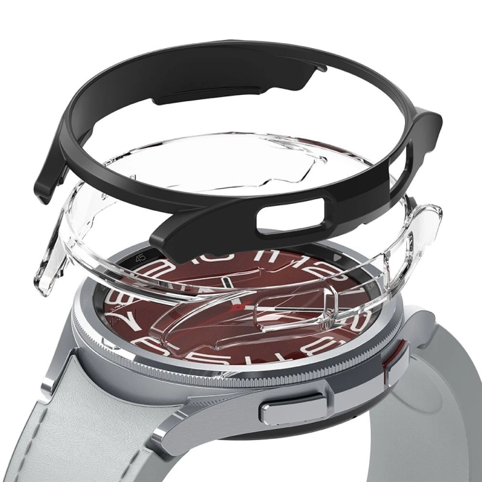 Etui Ringke Slim 2-pack Galaxy Watch 6 Classic (43 Mm) Clear & Black Case