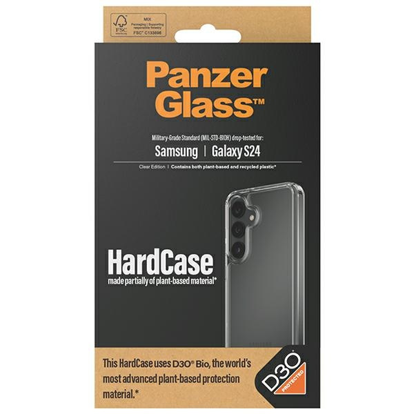 PanzerGlass HardCase Samsung S24 S921 D3O 3xMilitary grade przezroczysty/transparent 1210
