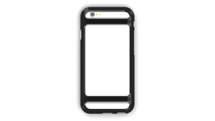 Etui LJY Assem X iPhone 6 6S Aluminium Bumper Ramka Czarny