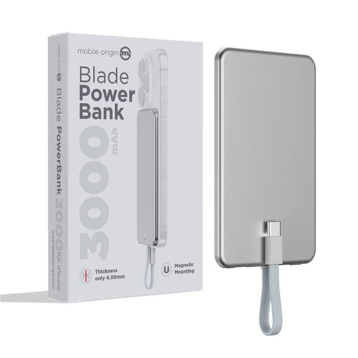 Powerbank Mobile Origin Blade 3000mAh, silver