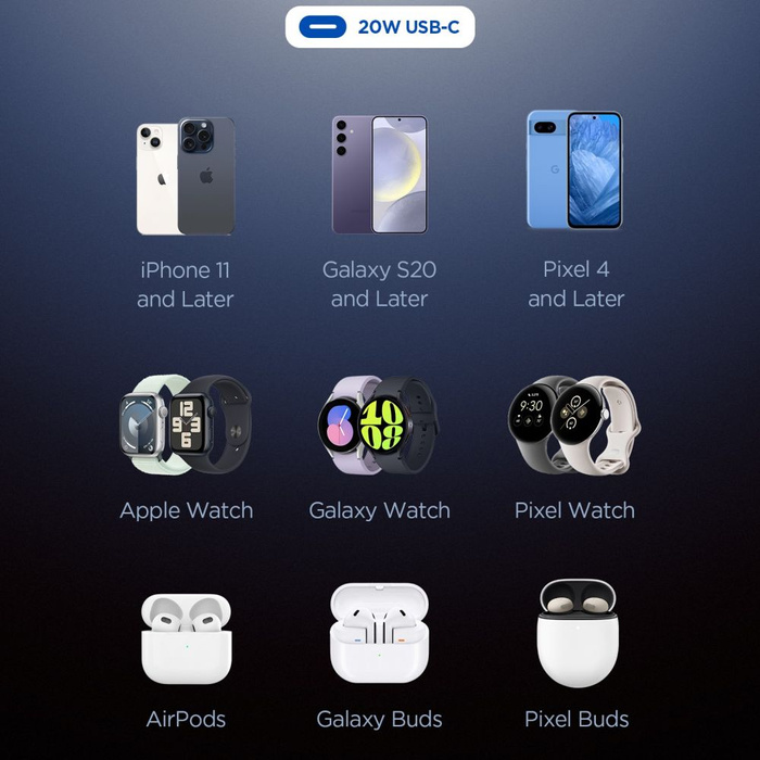 ŁADOWARKA SPIGEN ESSENTIAL EE201EU 1-PORT NETWORK CHARGER 20W BIAŁA