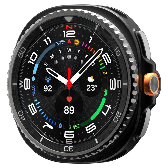 ETUI SPIGEN SAMSUNG GALAXY WATCH 8 CLASSIC 46 MM RUGGED ARMOR MATTE CZARNE