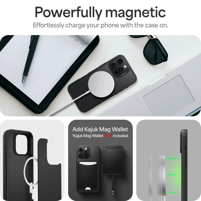 ETUI SPIGEN CYRILL KAJUK CLASSIC CHARM MAG MAGSAFE IPHONE 16 PRO BLACK